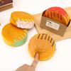 PU Jam Wood Ring Croissant Bread Model - Food Decoration Prop for Dessert Displays