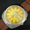 JAPAN VINTAGE RICOH R31 AUTOMATIC MENS YELLOW COLOR DIAL WATCH A707690-1