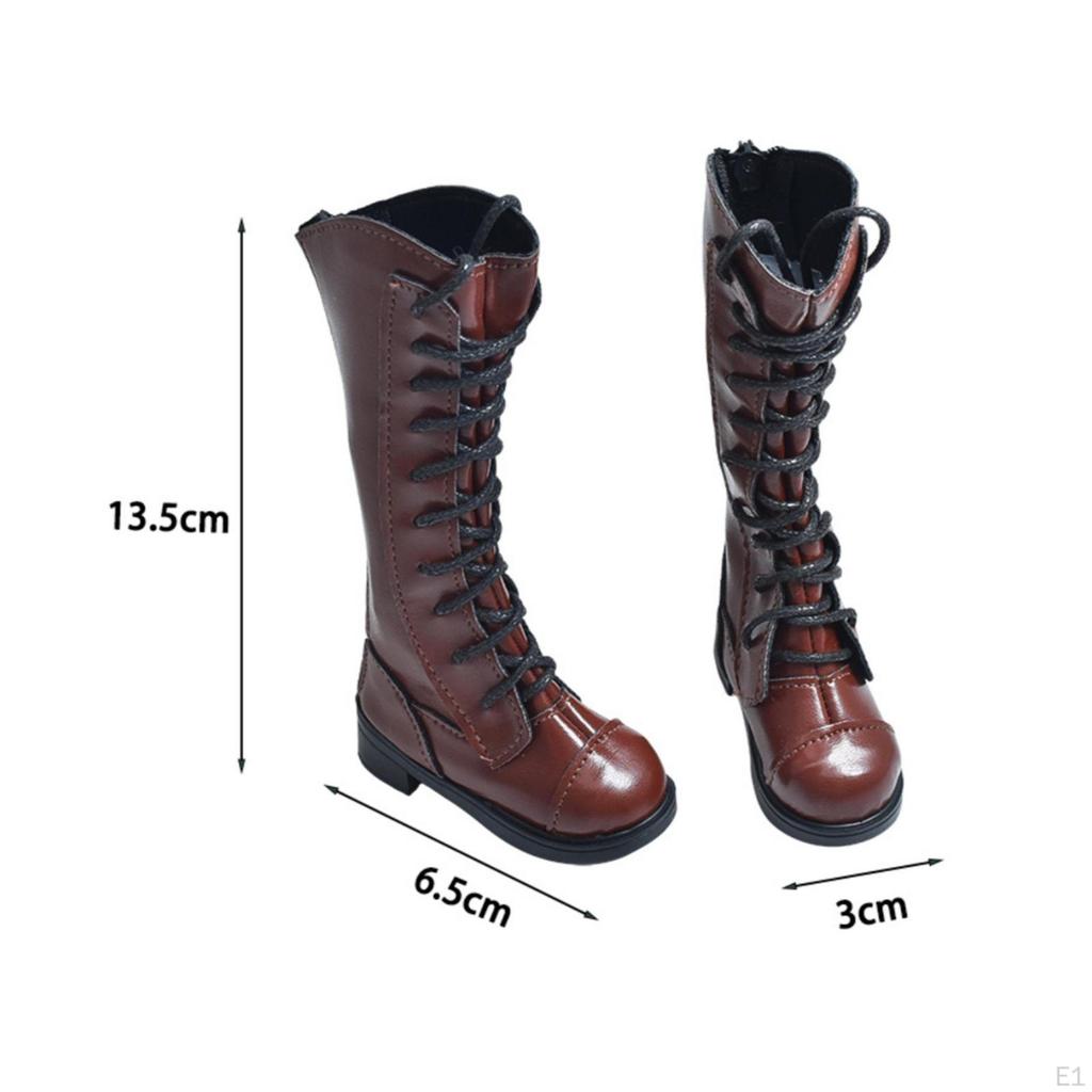Miniature BJD Boots | Doll Boots, Black