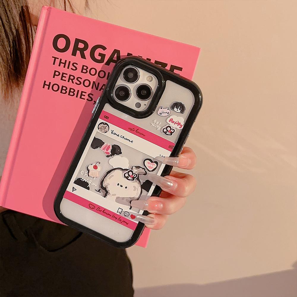 

Graffiti Dog Suitable for 14Pro Max Apple 16 Magnetic Phone Case IPhone 13 Couple 12 Hard 15 16promax