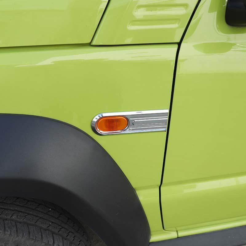Car Fender Turn Signal Light Lamp Decoration Protective Cover For Suzuki Jimny 2019 Up Car Exterior Accessories