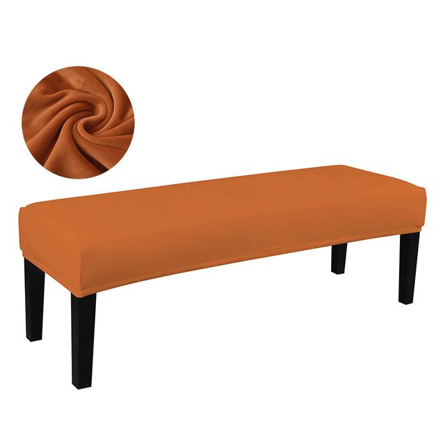 Samt Stoff Bankbezug Super Flauschig Elastisch Esszimmer Stuhl Bankbezüge Sitzbezug Für den Heimgebrauch Wohnzimmer Schlafzimmer Klavierzimmer