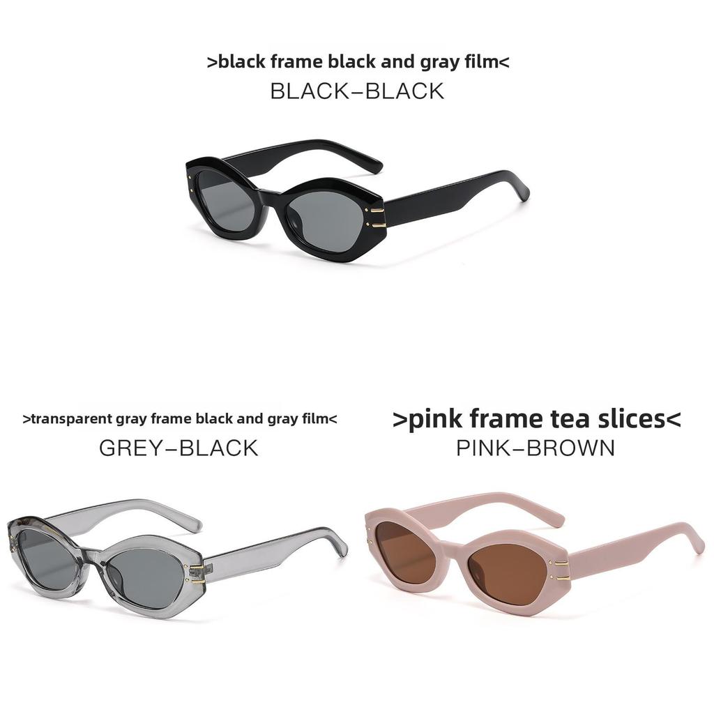 Retro Cat Eye Sunglasses For Women Uv400 Protection With Pink Lenses For Fashion And Travel