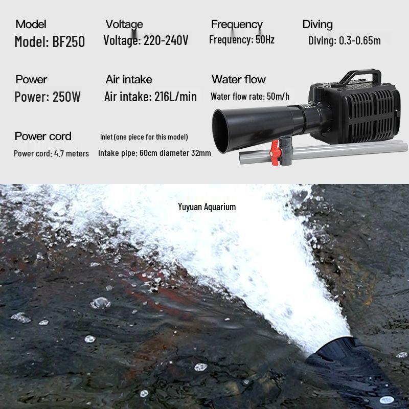 

BF High-Density Large Flow Water Pump for Koi Ponds and Diving Aeration