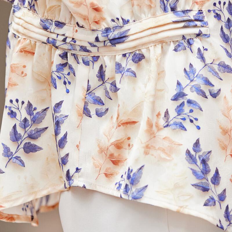 Women's Floral Print Summer Top & Pants Set