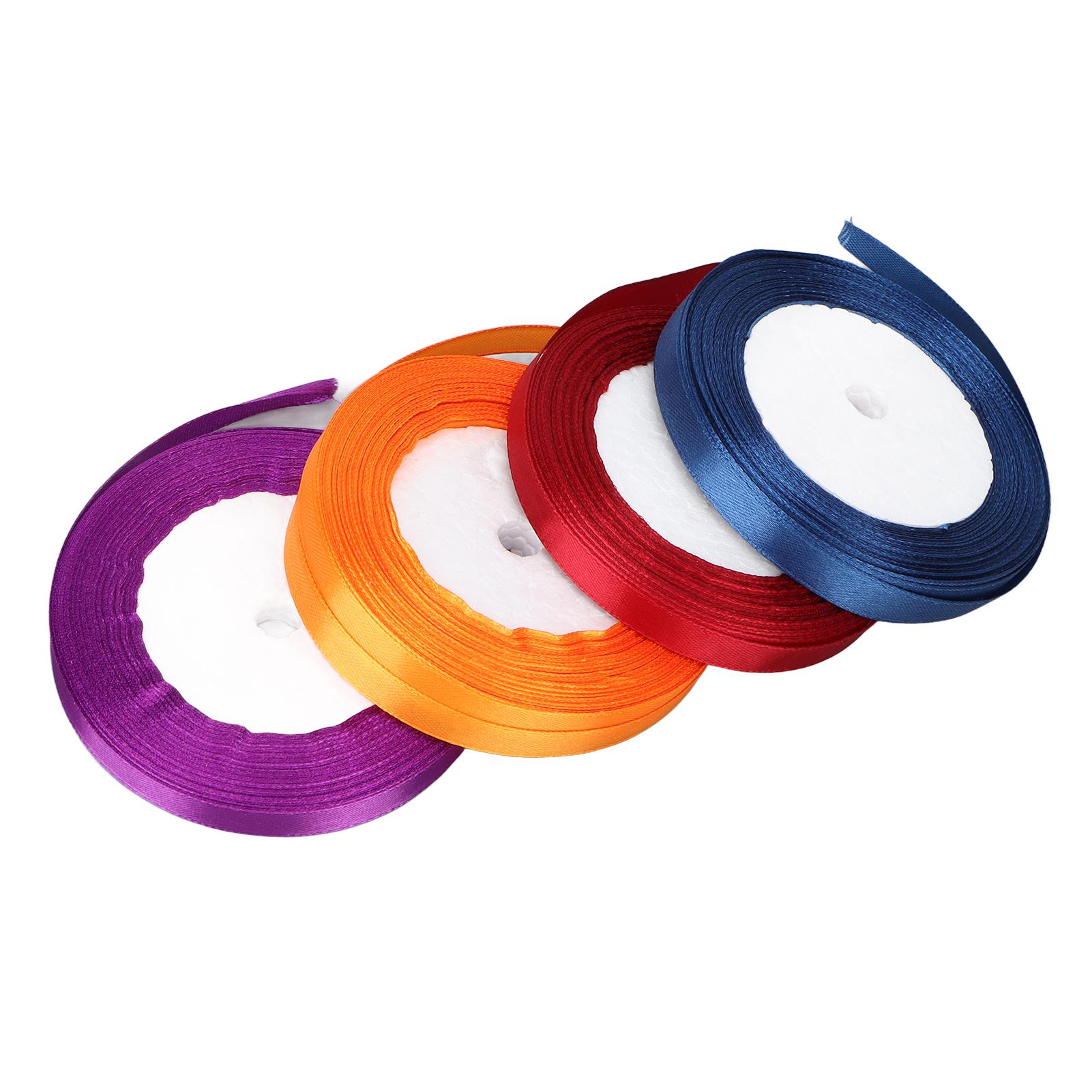

4 шт. 10 мм атласная лента подарочная лента для упаковки украшение для одежды подходящий бант DIY для девочки