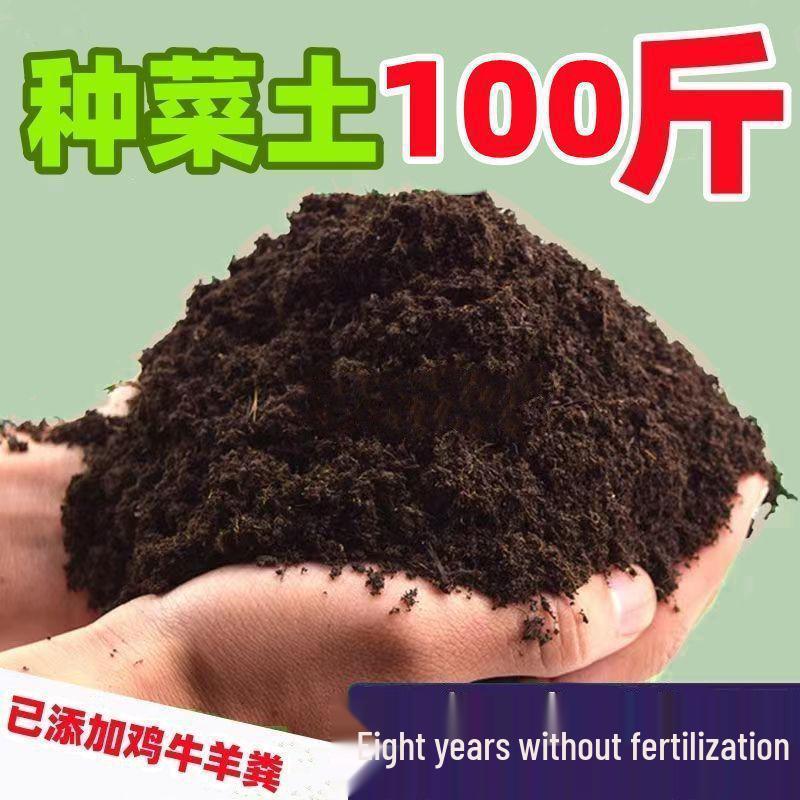Organic Balcony Potting Soil for Vegetables and Flowers with Earthworm Castings