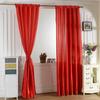 Solid Color Satin Door Window Curtain Room Balcony Half Shading Drape Curtains