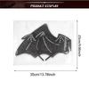 Halloween Bat Wings Headband Set Halloween Cosplay Costume Accessories Party Props Glitter Gauze Bat Wings Black