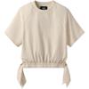 Tricou Raglan de Culoare Solidă, cu Gât Rotund și Mânecă Scurtă, pentru Femei topuri 1175137-CRM