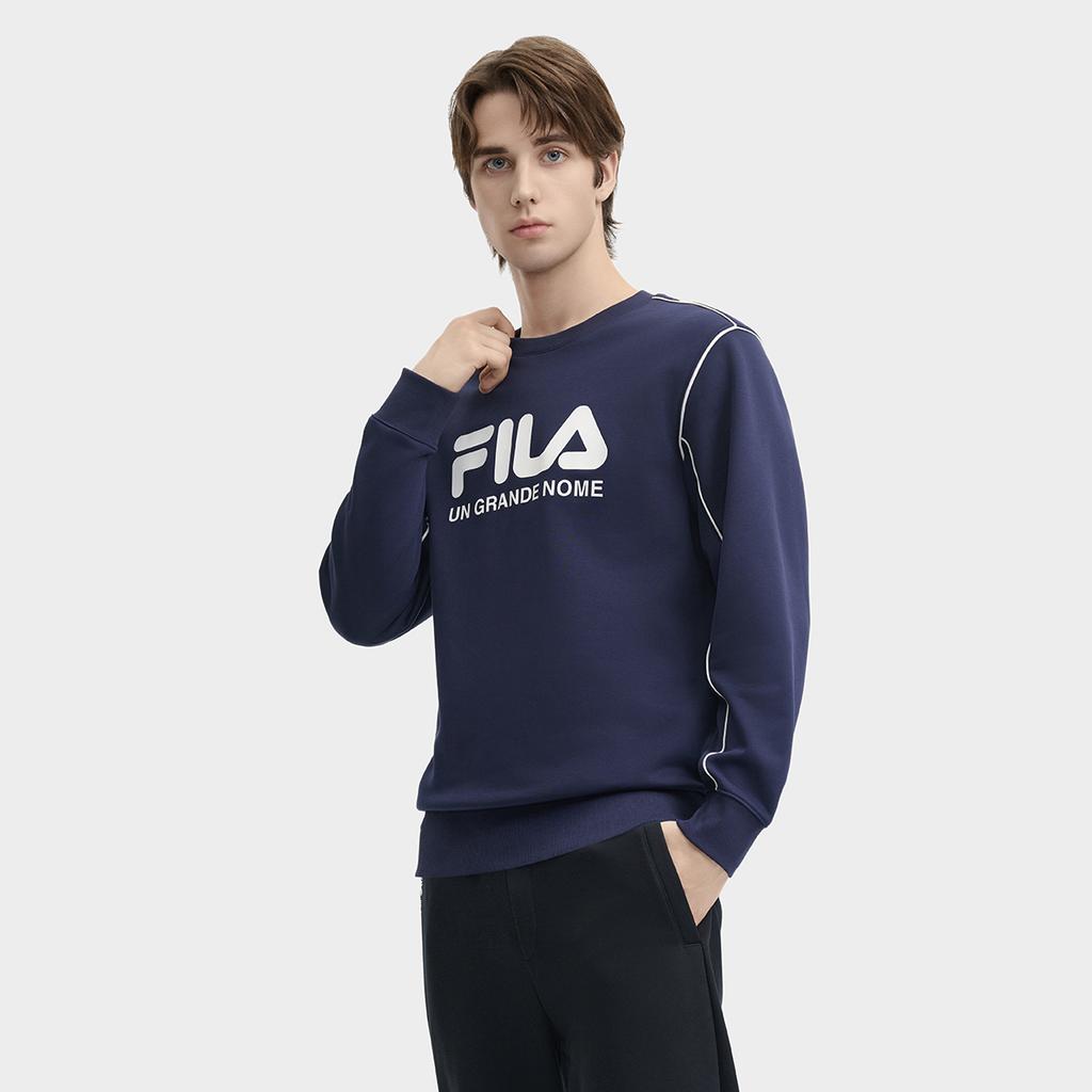 New FILA ORIGINALE Sweatshirt Men's Black Ink F11M449211FDB