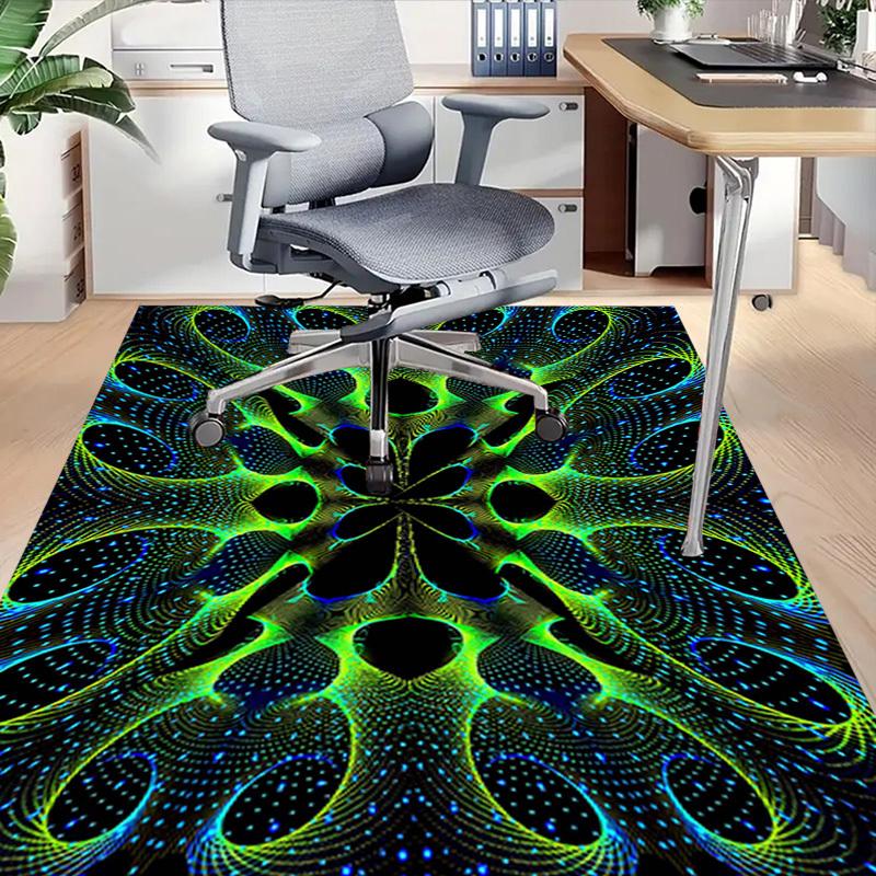 1 szt. Dywan podłogowy z wzorem abstrakcyjnym, bardzo duży, antypoślizgowy, do biura, domu, sypialni, studia, dywan na dużą powierzchnię, dywan do wnętrz, żywe kolory