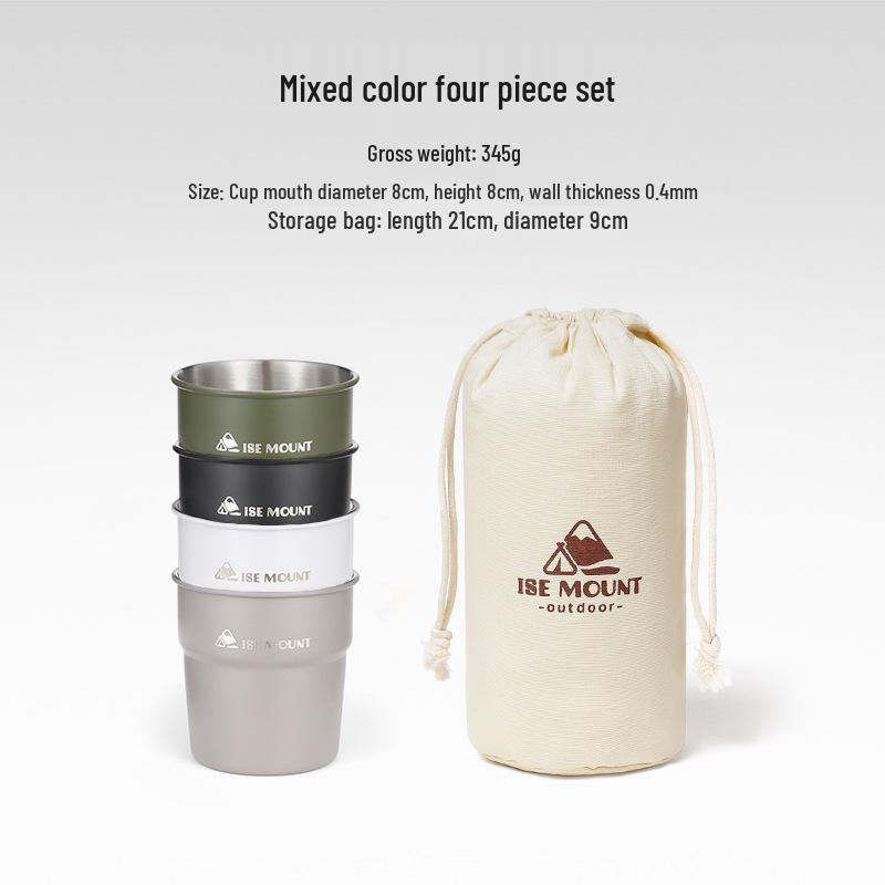 304 Stainless Steel Multi-Purpose Outdoor Cup: Ideal for Camping, Beer, Coffee, Water, and Beverages