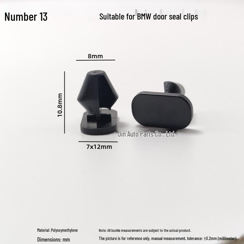 Rubber Seal Retaining Clip for Car Door Trim (BMW, Hyundai, Wuling, Baojun)