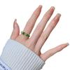 Emerald Zircon Ring Women'S Light Luxury Enamel Epoxy Ring Ring
