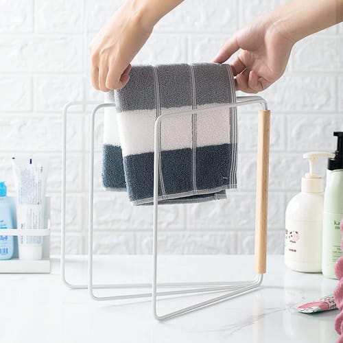 [Limited Edition] Nordic Kitchen Dish Dish Stand, Dish Dish Hanger, Dish Dish, Towel Stand, Kitchen Supplies, Kitchen Storage, Foldable, Convenient St