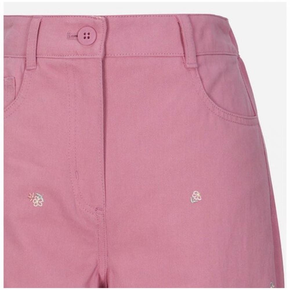 Thursday Island Flower Motif Embroidered Pants T262mpt142w