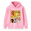 Kids Boys Girls Crewneck Hoodie, 1994 Retro Classic Animal Themed Printed Casual Pullover Sweatshirt, Soft Warm Long Sleeve Top for Daily Outdoor