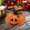 Halloween Pumpkin Ornament Artificial Figurine Desktop Festival Cloth Art Holiday Decoration