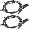 2 Pcs ABS Wheel Speed Sensor Compatible with Jeep Wrangler 3.6L 3.8L 2007 2008 2009 2010 2011 2012 2013 2014 2015 2016 2017, Replacement for