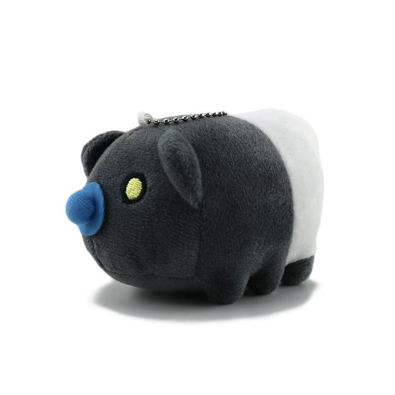 Bugcat Capoo Plush Toys Keychain Cute Blue Cat Erpillar Soft  Stuff Animal Bag Accessories Pendant For Birthday Gift