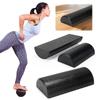 Half-Round Yoga Roller Massage Roller High Density Yoga Column 30cm Back Stretcher Multi-Function for Balance Training