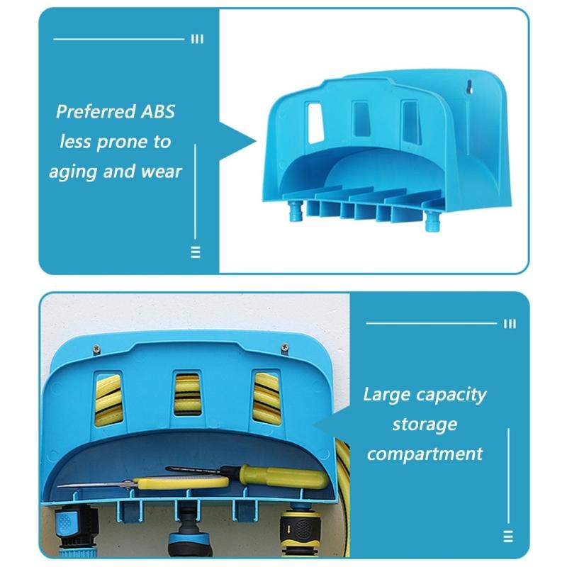 Detachable Standing Water Tube Support Base Freestanding Hose Stand For Lawns and Backyard