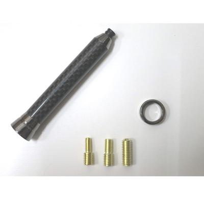 Short Antenna Real Carbon Chrome Extension Type Toyota iQ 08/11- #GJ10 DRATCBCE-T002