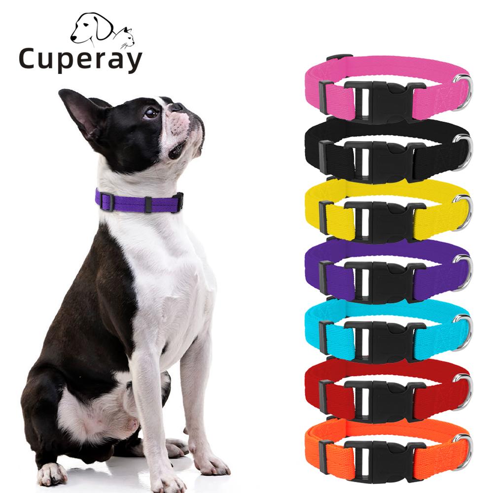 Classic Nylon Multicolor Pet Collar Adjustable Dog Collar Rugged and Durable Collar Pet Accessories for Large,Medium and Small Dogs Cats