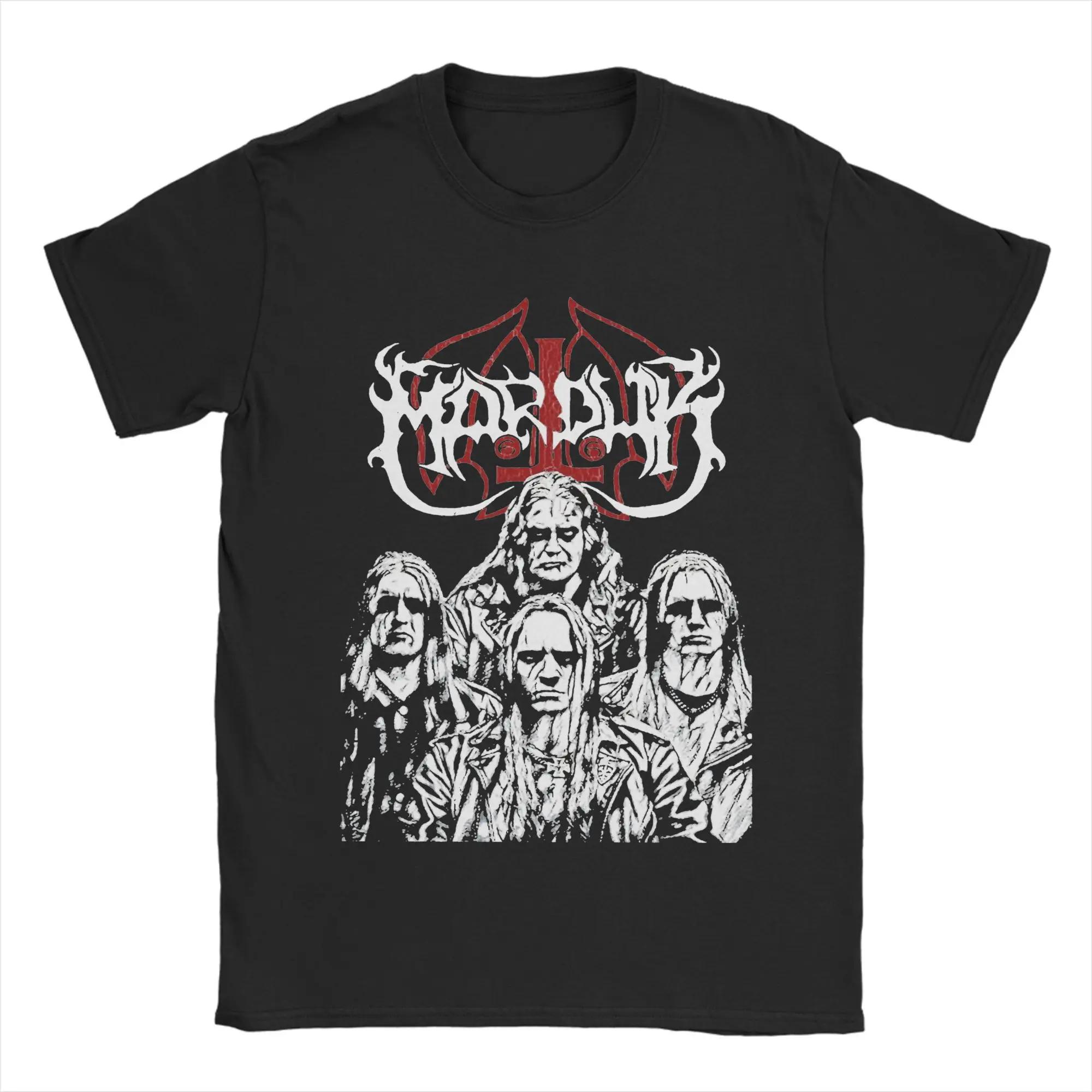 

2026 Marduk Metal Band Graphic Printed T Shirt for Unisex Women Cotton Tee Shirt Clothes 4XL