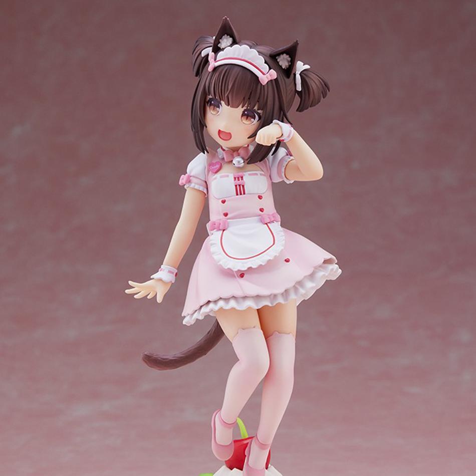 New Cat Maid Anime NEKOPARA Figure Chocolates Vanilla Cute Pretty Cat Style Model PVC Static Child Toys Collectible Gifts