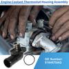 X Autohaux Engine Coolant Thermostat Housing Assembly No.5184570AG for Dodge Grand Caravan