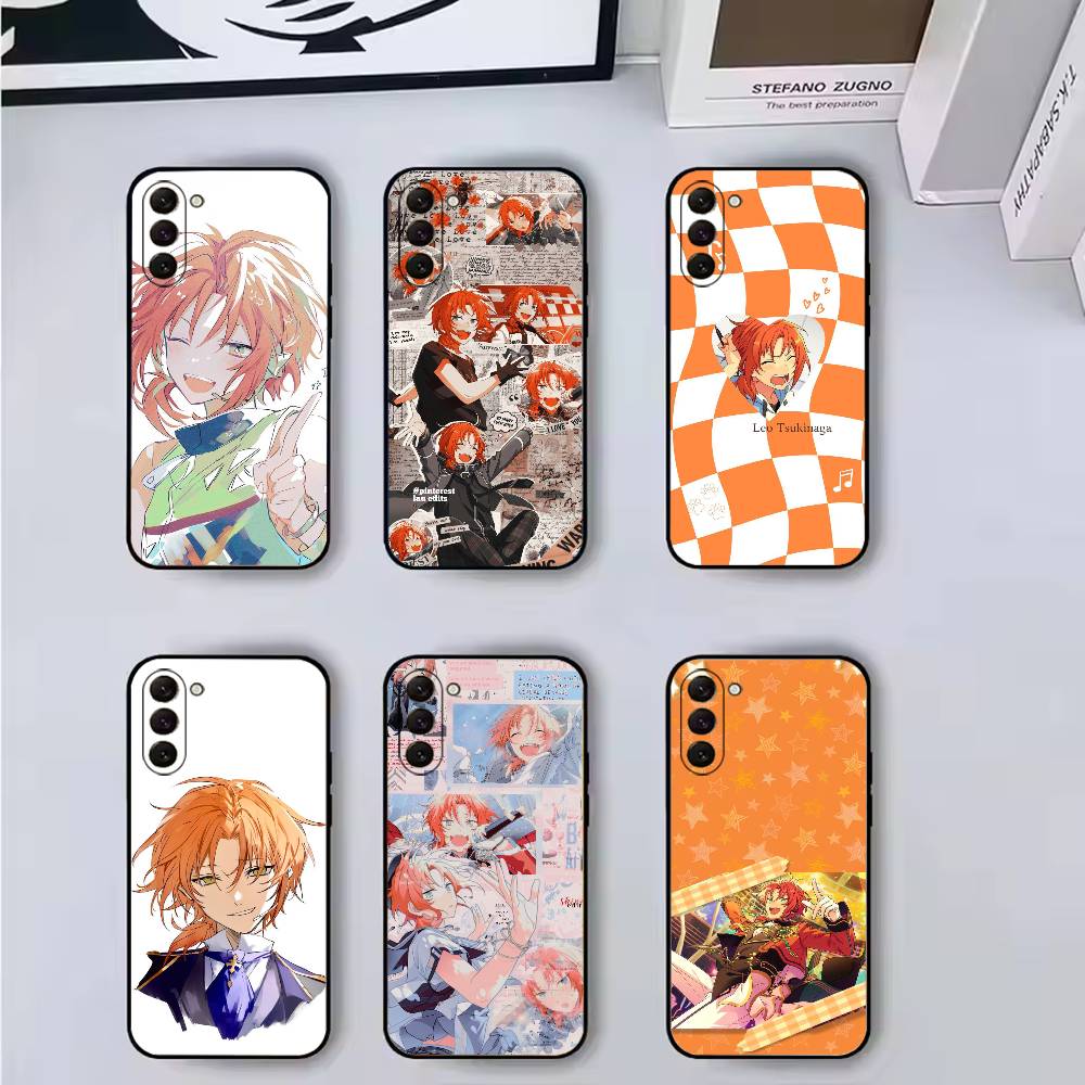 Game Ensemble Stars Tsukinaga Leo Phone Case Silicone Soft For Samsung Galaxy A73,A72,A71,A70,A53,A52,A51