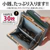 Belt Design Clasp Wallet for Stylish and Large Ivory F [JOKnet] Mail-order Bi-color Bi-fold Women, Cute, Capacity,