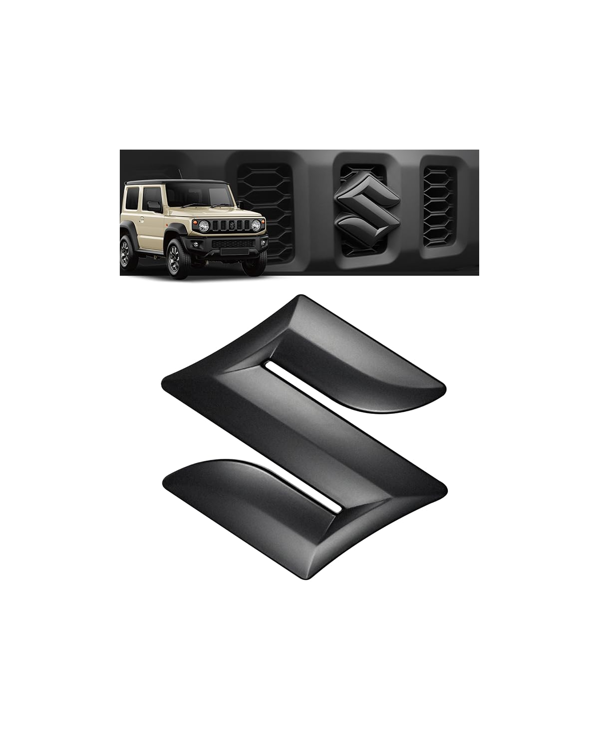 

Новая эмблема дизайна Suzuki Jimny JB64/JB74 Эксклюзивный аксессуар для экстерьера Нет необходимости снимать оригинальный логотип