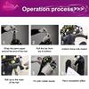 10pcs DIY Heatless Lengthened Hair Roller Stick Perm Tools Hollow Design Spiral Hair Curler Magic Curls Curly Hair Styling Kits