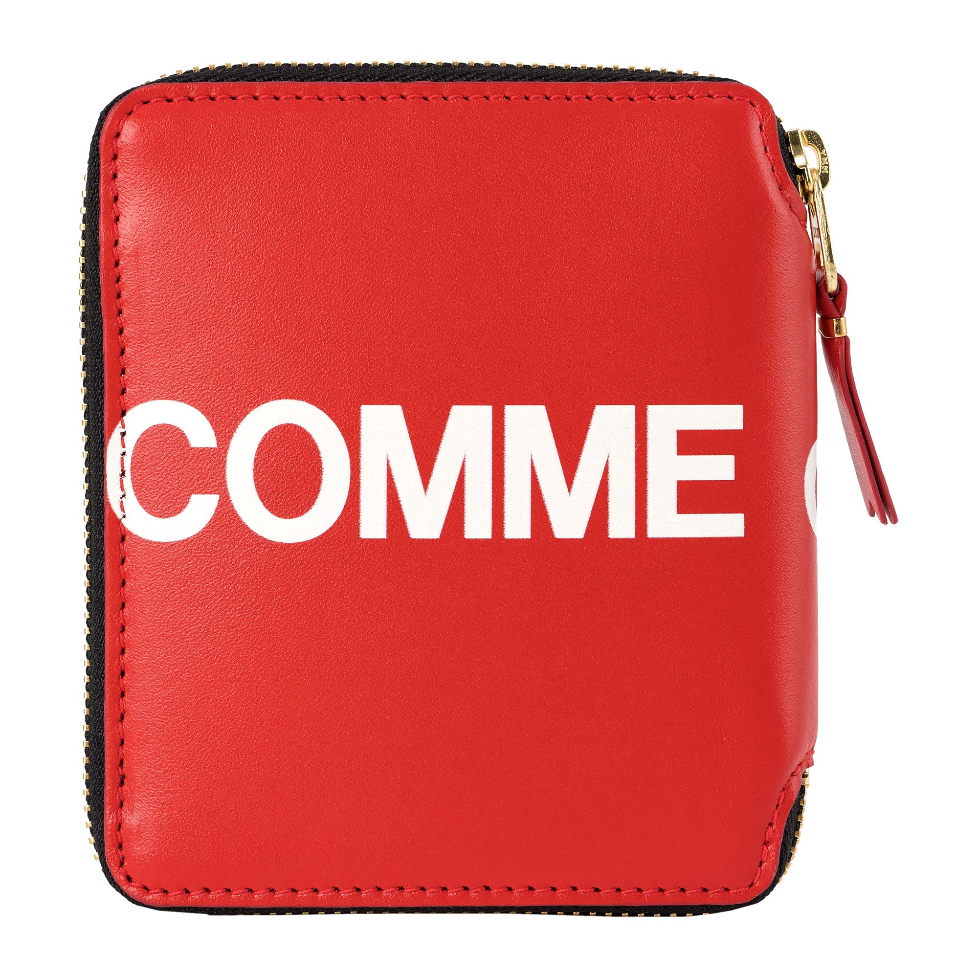 

COMME des GARCONS Двоскладний гаманець SA2100HL RED Величезний червоний логотип [Елемент] червоний