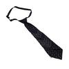 Friendly Polyester Necktie Imitation Pearls Detailing Business Meeting Accessory Comfortable Wear for Costume Parties