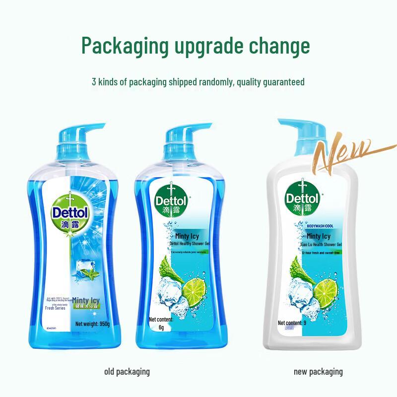 Dettol Mint Ice Refreshing Shower Gel 950g