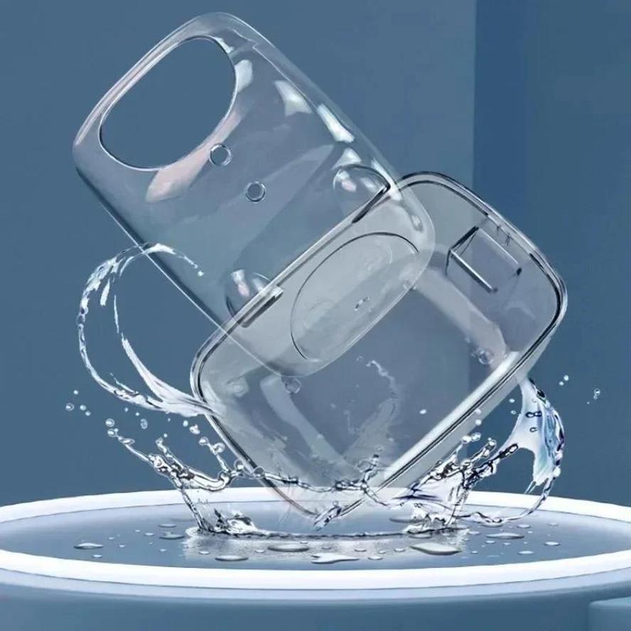 1Pcs Hamster Toilet Cage Box Bathroom Transparent Hamster Sand Bath Mouse Room Guinea Pig Cage Hamster Accessories Small Animals