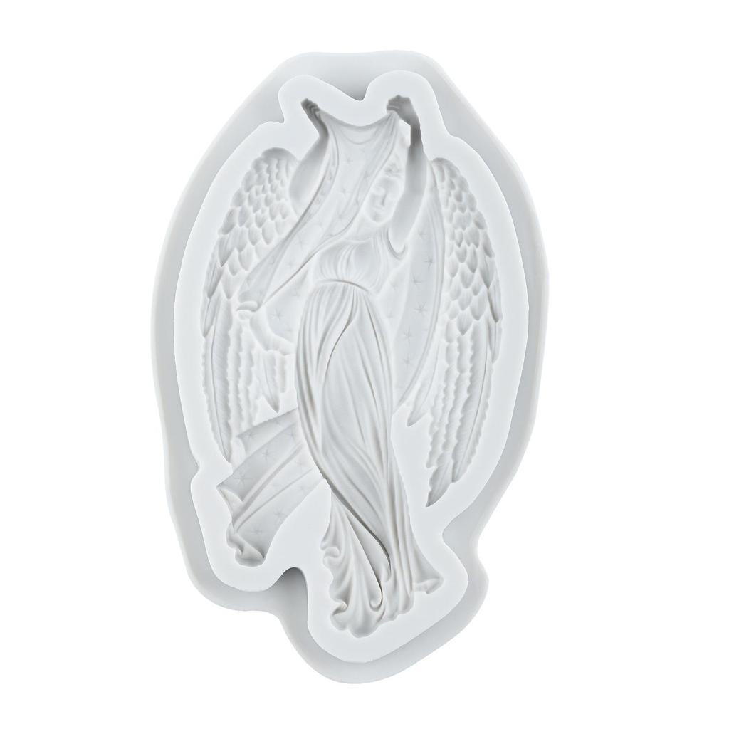 Angel Silicone Molds Angel Fondant Mold Cake Decorating Tools Cupcake Topper Chocolate Candy Craft Gum Paste Polymer Clay