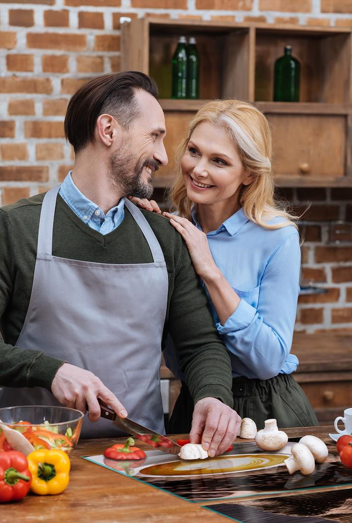 SZKLANA PŁYTA OCHRONNA NA KUCHENKĘ 85x52 KAWA