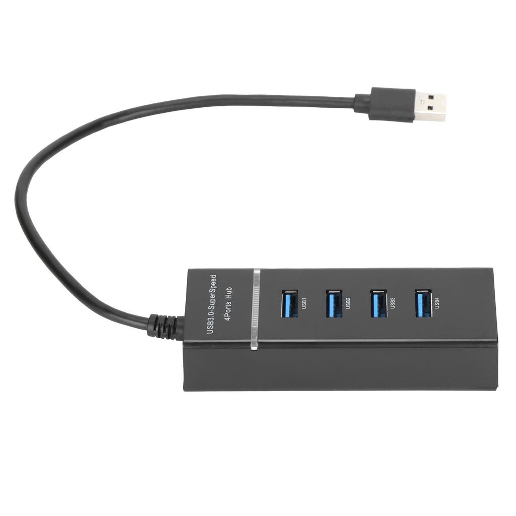USB 3.0 HUB 4 Ports High Speed Slim Lightweight Hot Plug USB Splitter for Windows OS X Linux