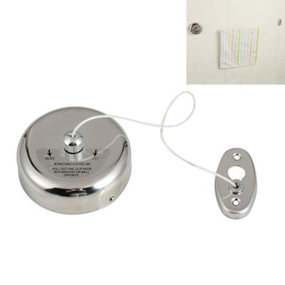 Telescopic Clothesline Heavy Duty Stainless Steel Hold Up To 33lbs Adjustable Shower Line Portable Retracting Clothes Line for Indoor Outdoor Use