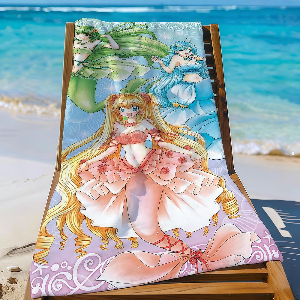Mermaid M-Melody-S PichiS Pure Towel Sports Quick Dry Travel Camping Gear Sandproof Soft Light Large Beach Towel