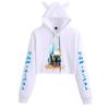 Reincarnated as a Slime Women's Anime Cat Ear Crop Top