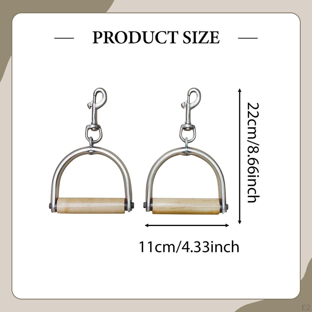 2 Pieces Cable Machine Handles Pilates Reformer Handle Strength Training Gym Grip Attachments for