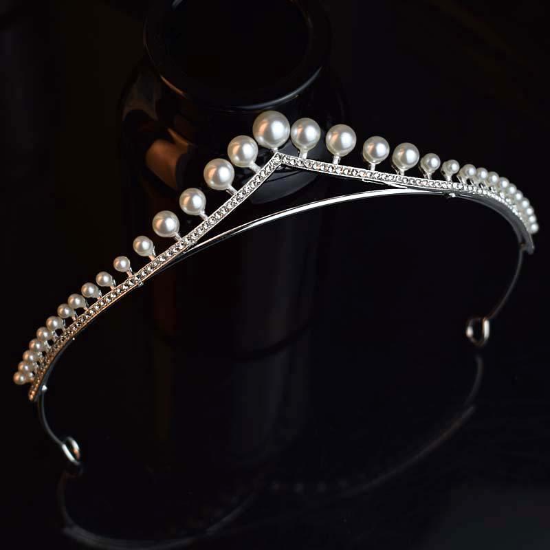 Simple Temperament Fugitive Princess Crown  Birthday Catwalk  Awards  Hair Accessories  Fashionable and Versatile Accessories