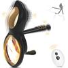 Couple Resonance Male Remote Control Double Ring Lock Ring Vibrator Delayed Ejaculation Ring Masturator Sex Toy