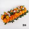 Artificial 100CM Flower Row Wedding Table Flower Floor Row Arrangement Flower Background Party Flower Decoration